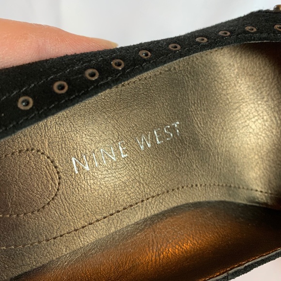 Sublime Nine West Black Studded Heels! - Picture 7 of 7